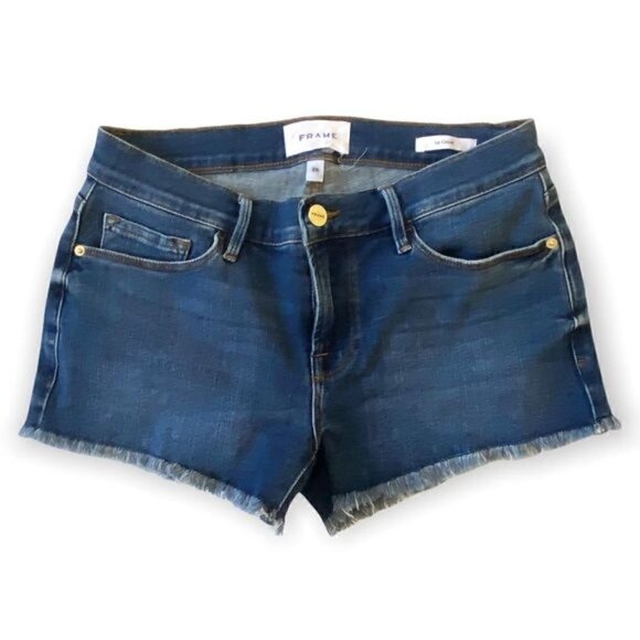 FRAME Le Cut Off‎ Denim Shorts In Williams Size 25 - Picture 4 of 11
